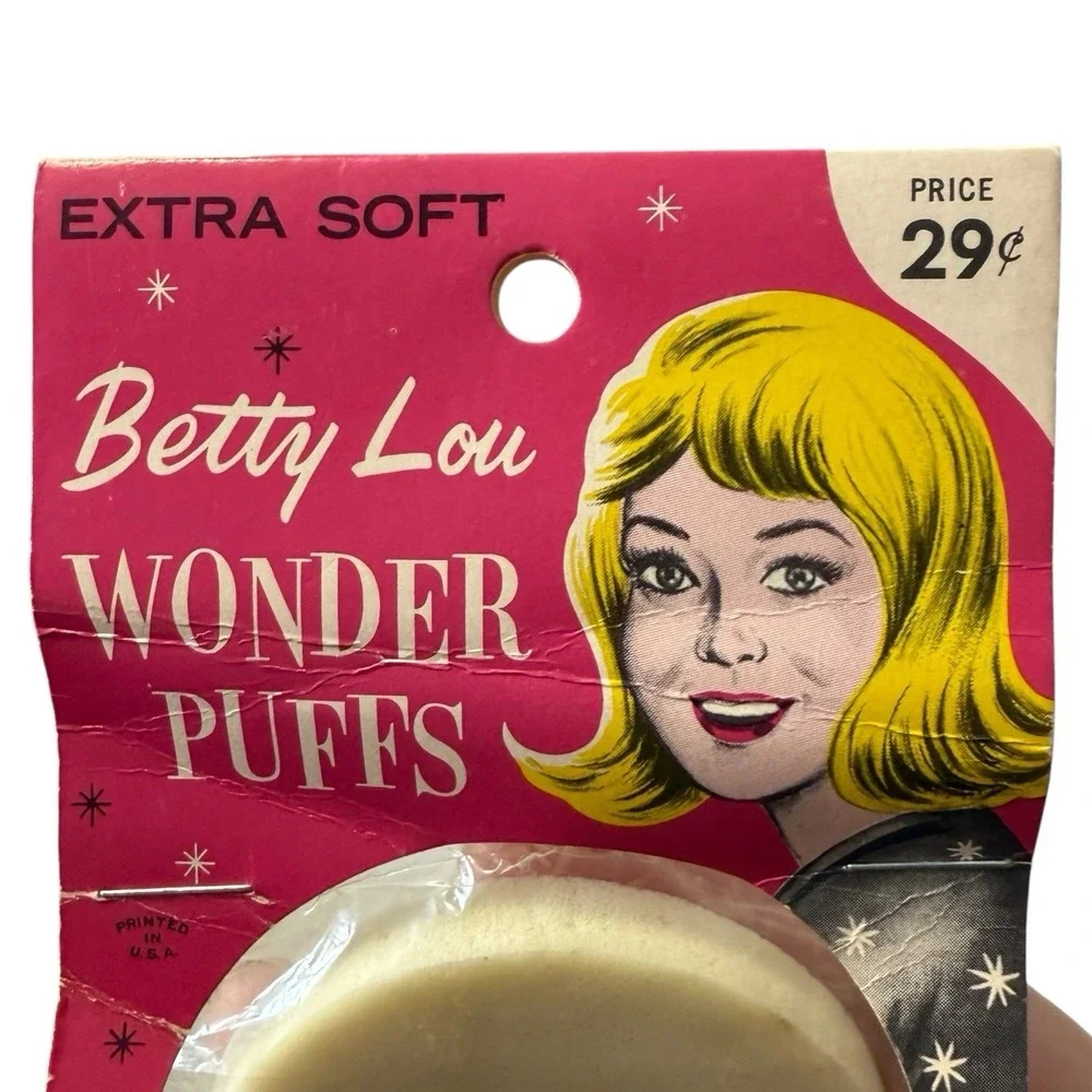 Rare Vintage 1940s–60s Makeup Lot | Puffs Sponges Applicators | Beauty Collector